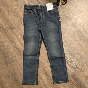 New Girls Skinny Fit Cat & Jack Jeans Size 7 Adjustable Waistband 5 Pocket Rodeo